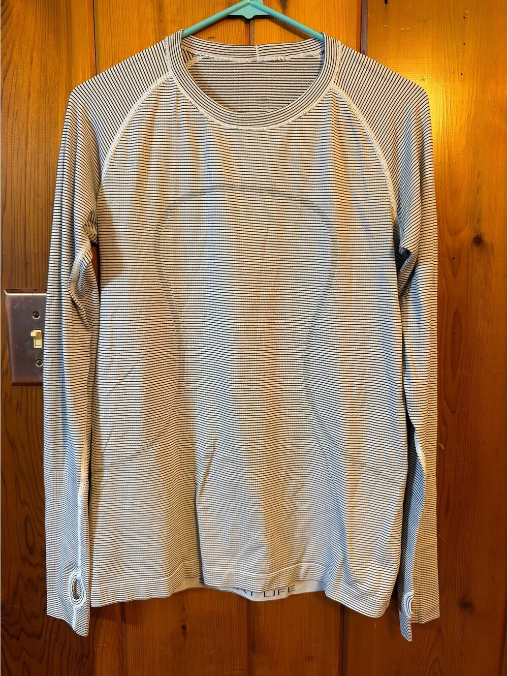 Lululemon Striped Swiftly Long Sleeve Shirt Size 10